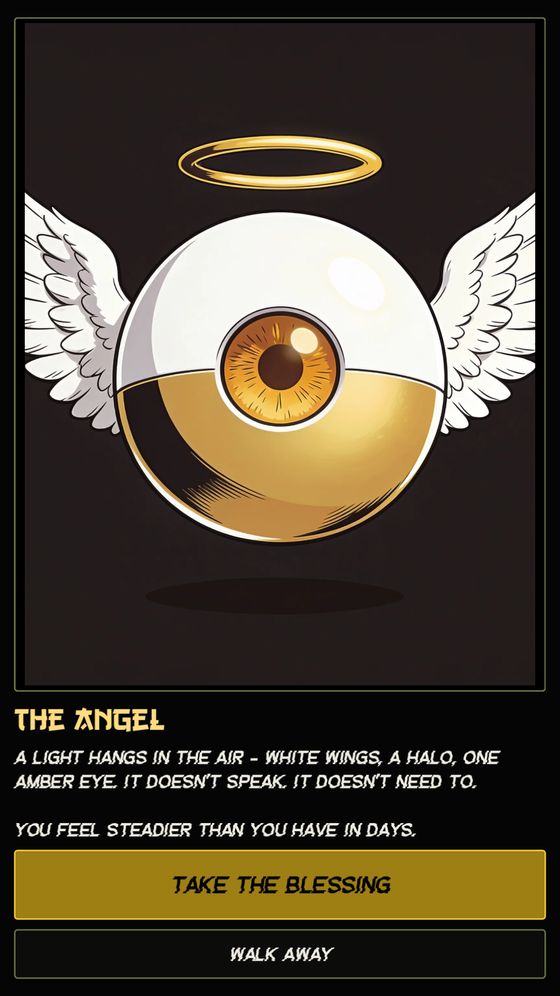 The angel's blessing