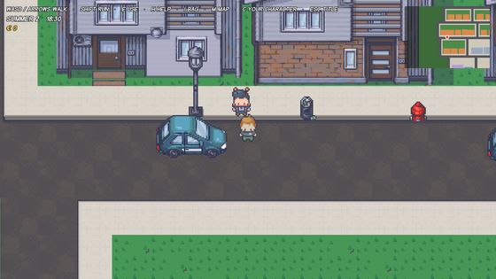 The town